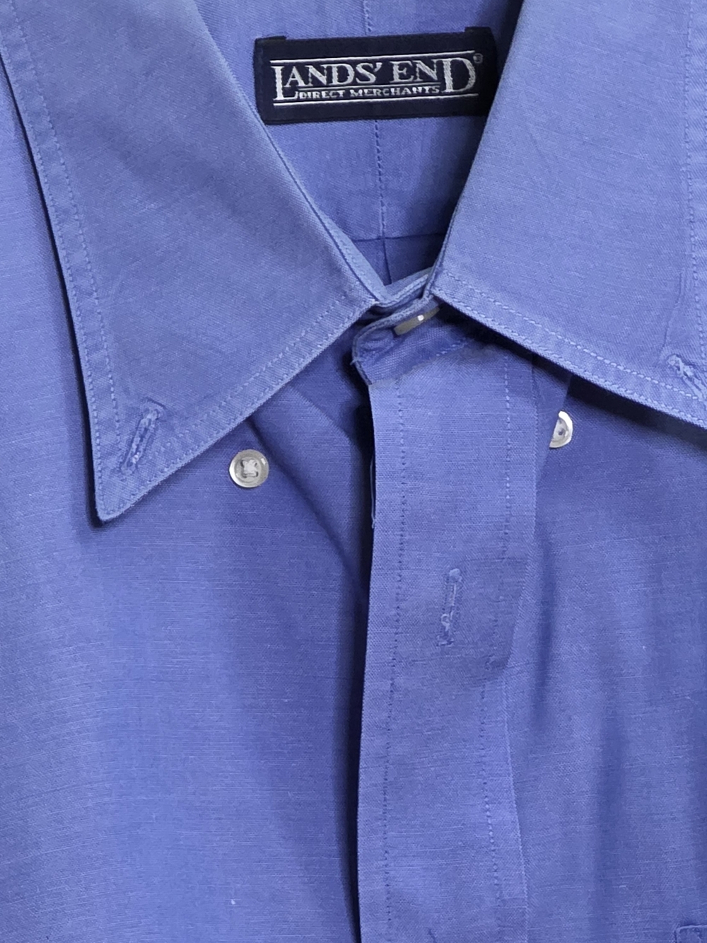 Jos. A. Bank Men's Periwinkle Button-Down Dress Shirt - Picture 3 of 3
